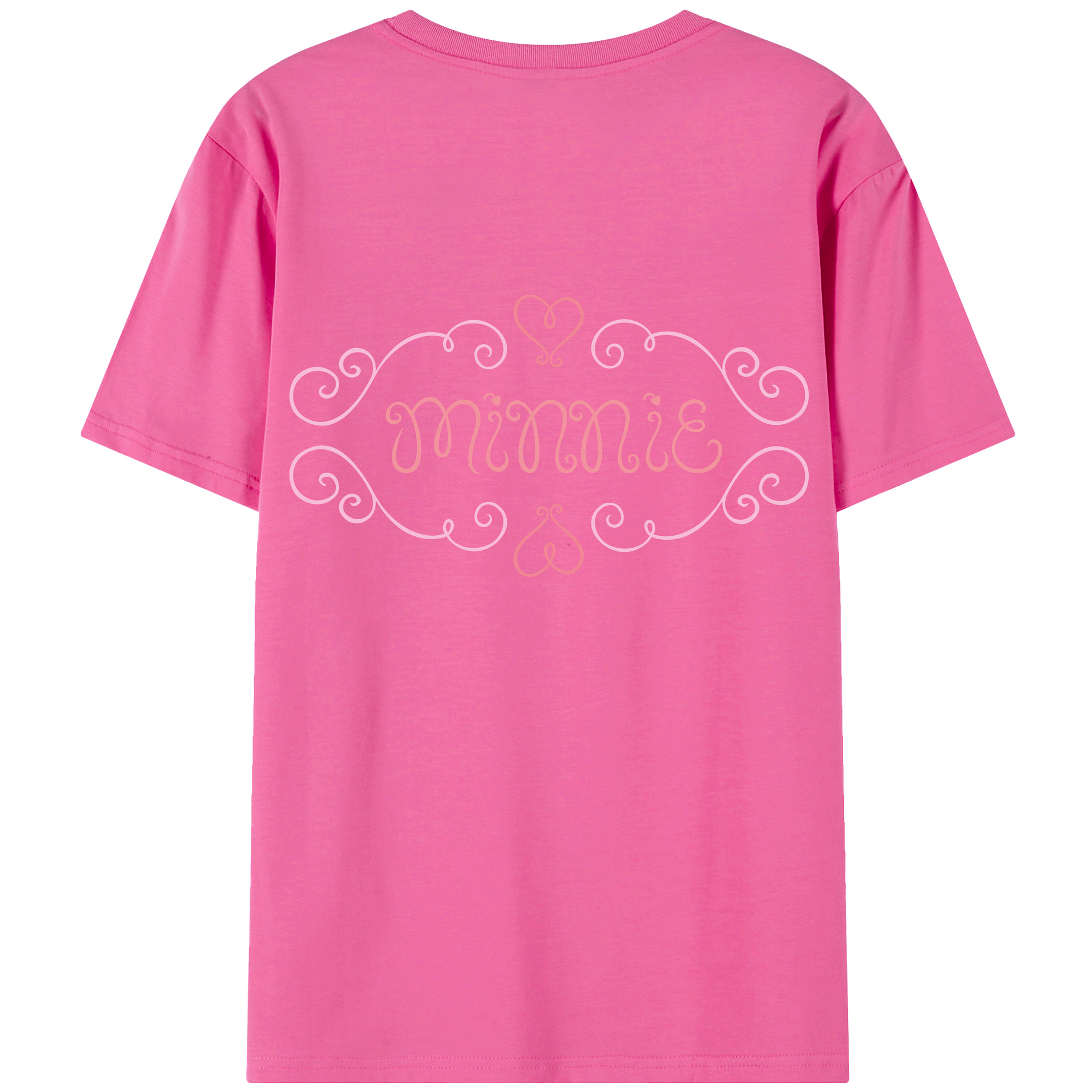 （画像用） ミッキーマウス Mickey Mouse レディース半袖Tシャツ(バックプリント)